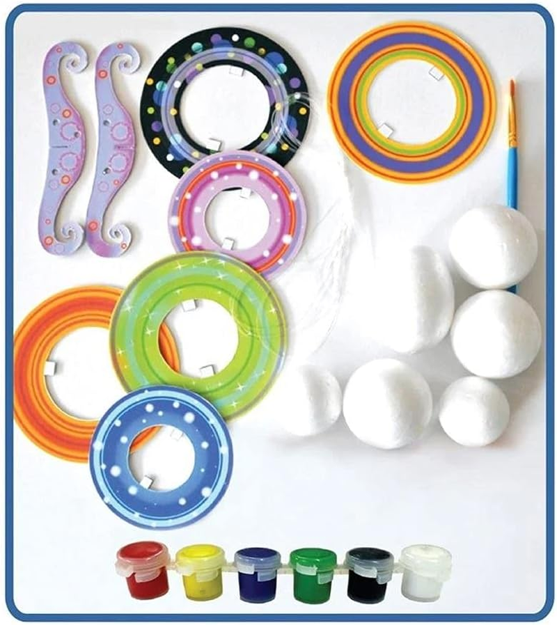 Create Your Own Planet Mobile - Kids Craft Kit - All Crafting Materials Included - Age 5+ image number 2