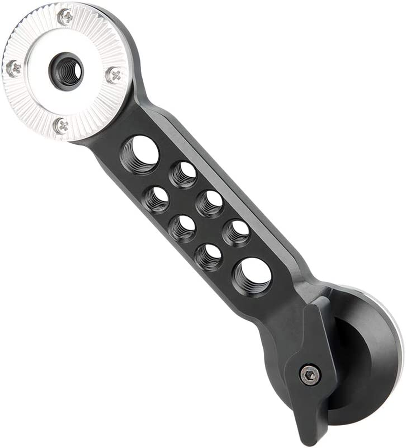 Niceyrig ARRI Rosette Arm Arri Standard Arm Extension Rigs Dogbone Rosette Mount with Thread Holes image number 2