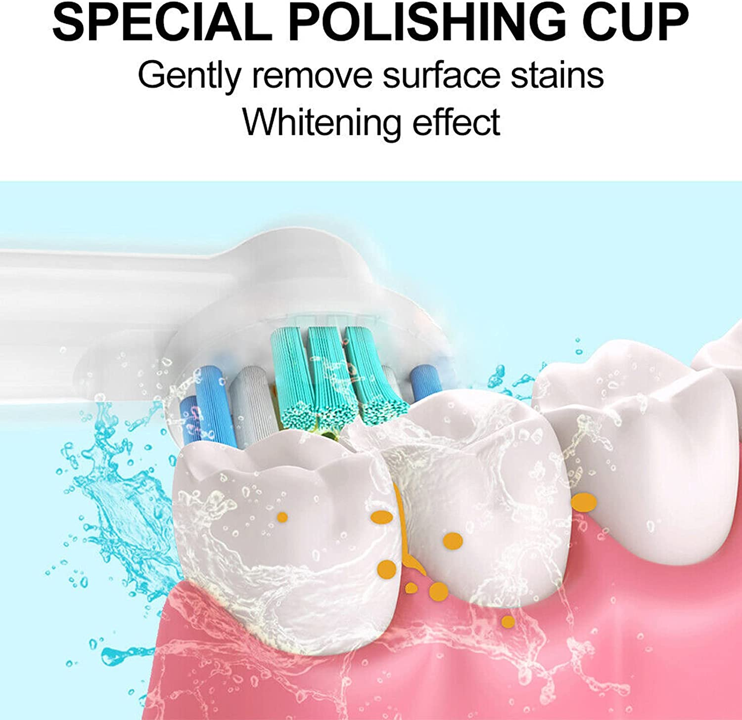 24 Pack Replacement Toothbrush Heads Compatible with Oral-B Electric Toothbrush, MH MOIHSING Replacement Brush Heads for Oral B-Precision Clean &ndash; Rotating Brush Head for Superior Clean image number 2