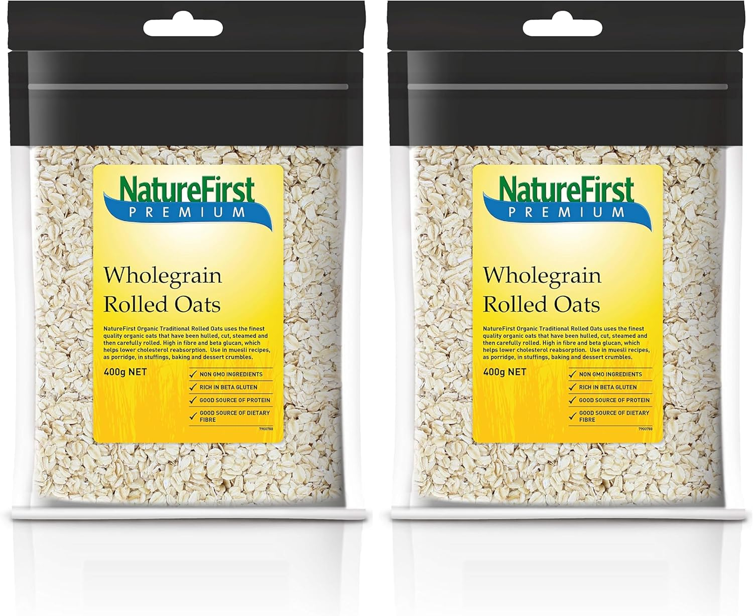 Naturefirst Wholegrain Rolled Oats 400 G, 400 G image number 1