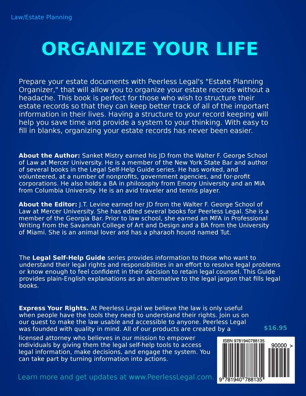 Estate Planning Organizer: Legal Self-Help Guide image number 1