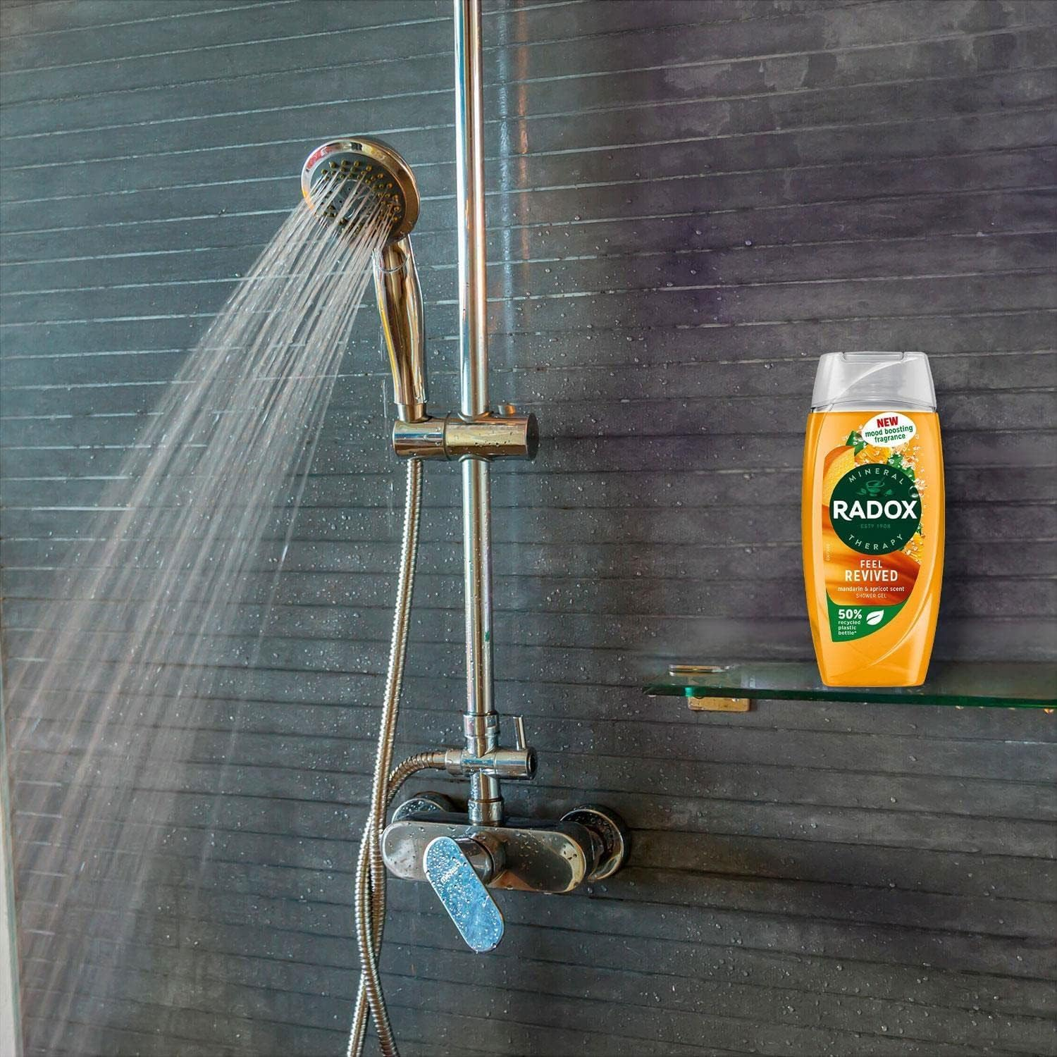 NEW Radox Shower Gel Feel Revived 250Ml Massage Other Massage image number 1