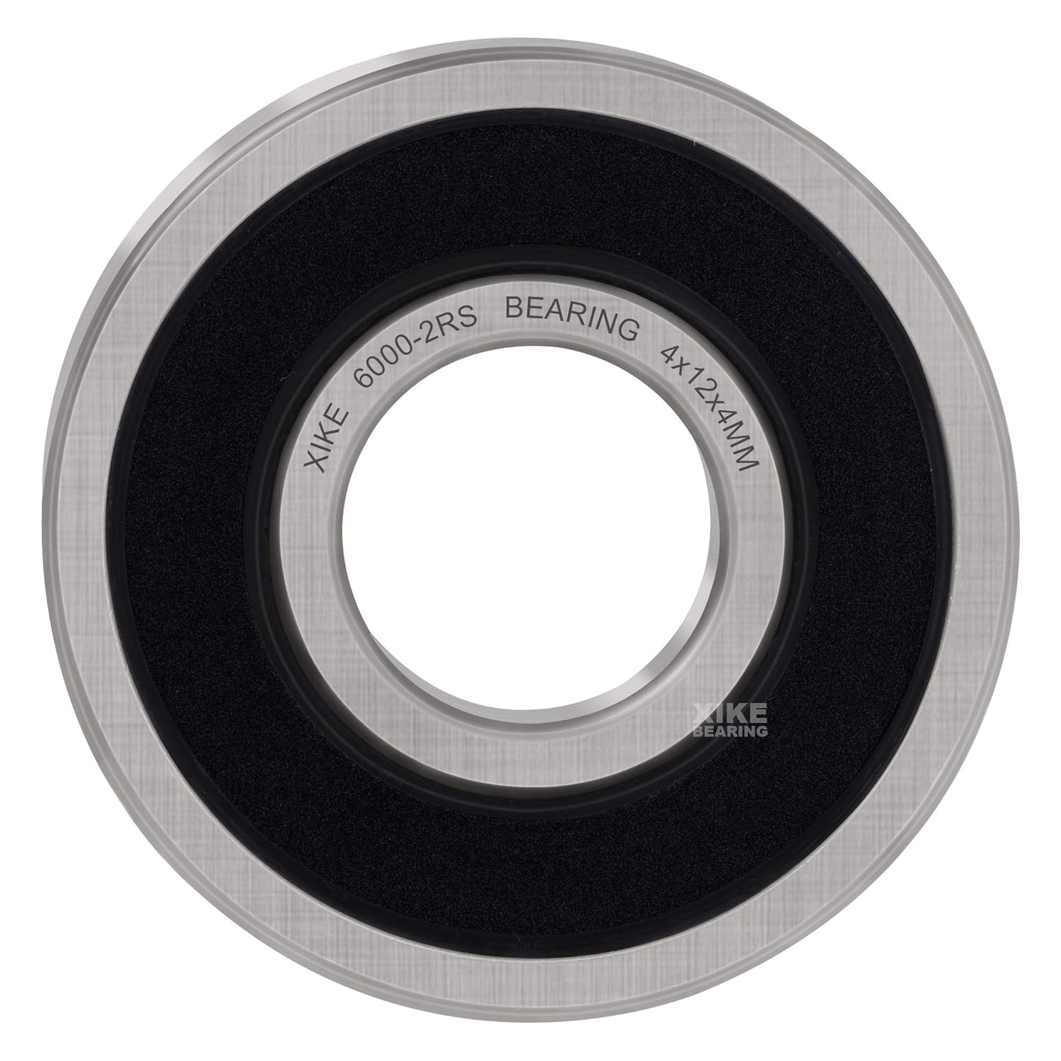 XIKE 2 Pcs 6000-2RS 10X26X8Mm Ball Bearings Witn Double Rubber Seals, Bearing Steel and Pre-Lubricated, 6000RS Deep Groove Ball Bearing. image number 3