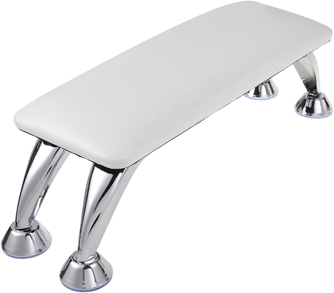 AIMALL European-Style Nail Art Hand Pillow with Bracket, Waterproof Manicure Arm Rest for Light Therapy Lamp, Comfortable Support Footstool for Salon and Home Use