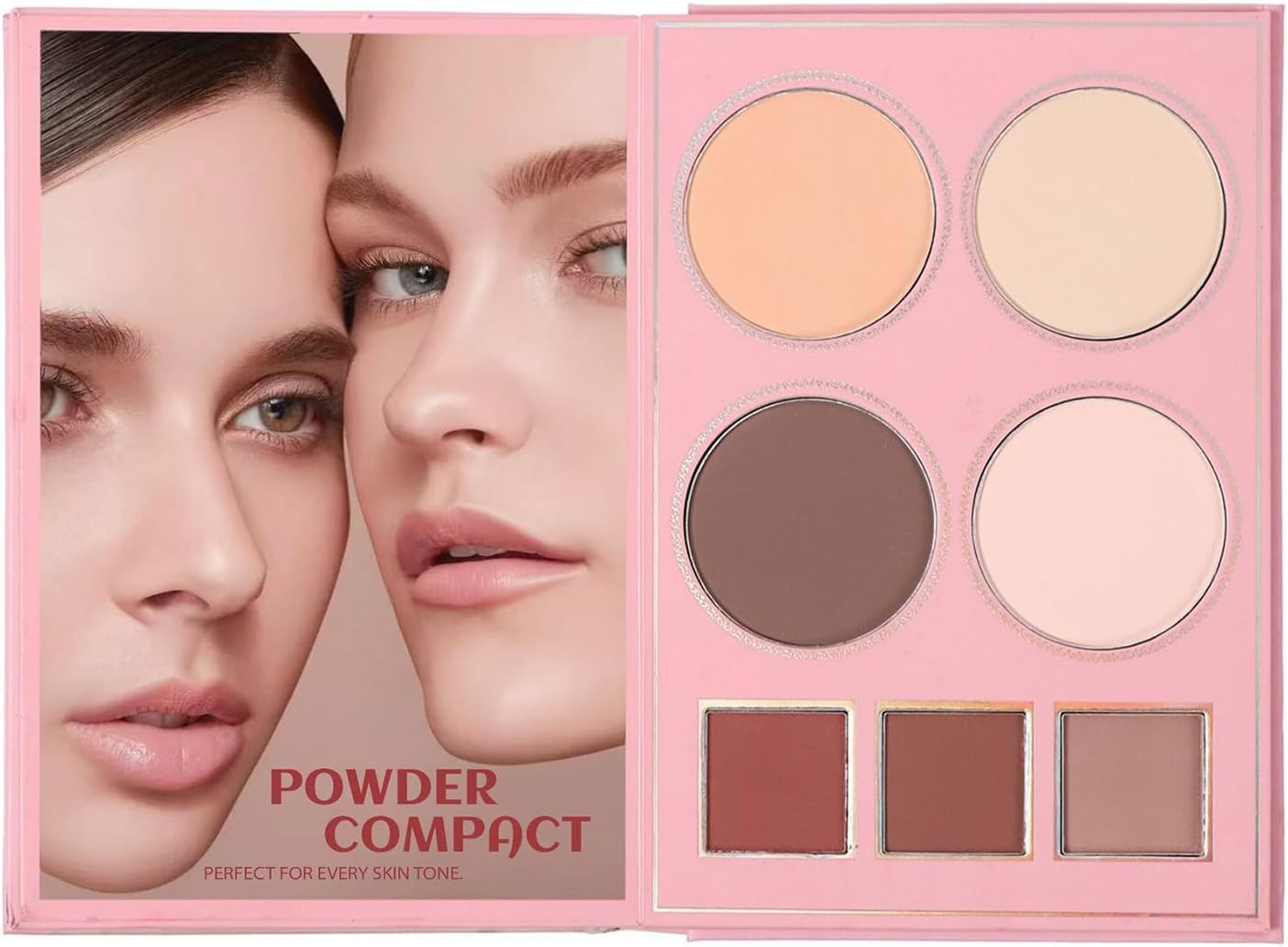 5-Layer Professional Makeup Palette, 67 Colors Book-Style Eyeshadow Palettes Cosmetics Kit for Women, All In-1 Makeup Palette with Eyeshadow Lipstick Highlighter Contour image number 2