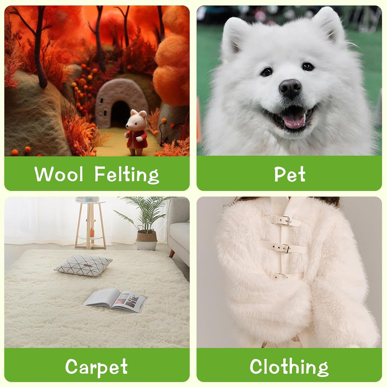 2Pcs Wool Carders, Hand Carders Wool Needle Felting Brush, Needle Felting Tools, Slicker Brush for Cat, Dogs, Wool Carders Brush for Spinning Craft Needle Felting Project or Pets