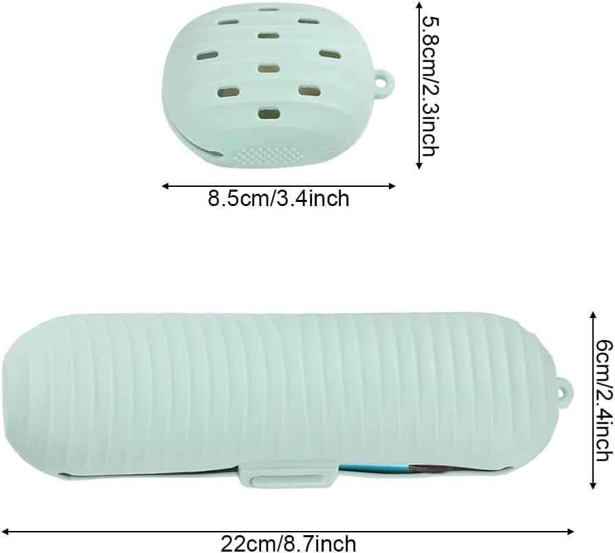 Soft Silicone Makeup Brush & Sponge Holder Set - Travel Friendly Dual Function Cosmetic Organizer with Sponge Compartment - Waterproof Beauty Tools Case for Brushes & Sponges, Pink image number 5