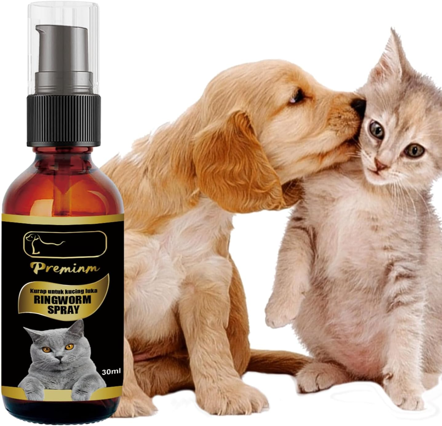 Pet Itch Relief Spray - Natural Anti-Itching Ringworm Spray - Safe Non-Irritating Pleasant Smell Pet Care Spray for Cats, Birds, Hamsters, Dogs Maijia image number 4