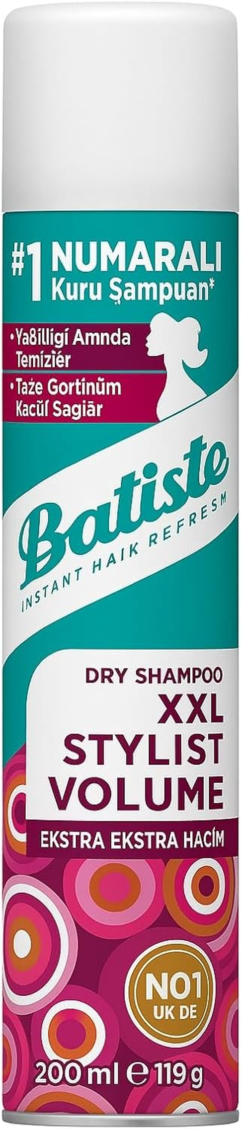 Batiste Stylist Oomph My Locks XXL Volume Spray Dry Shampoo 200 Ml