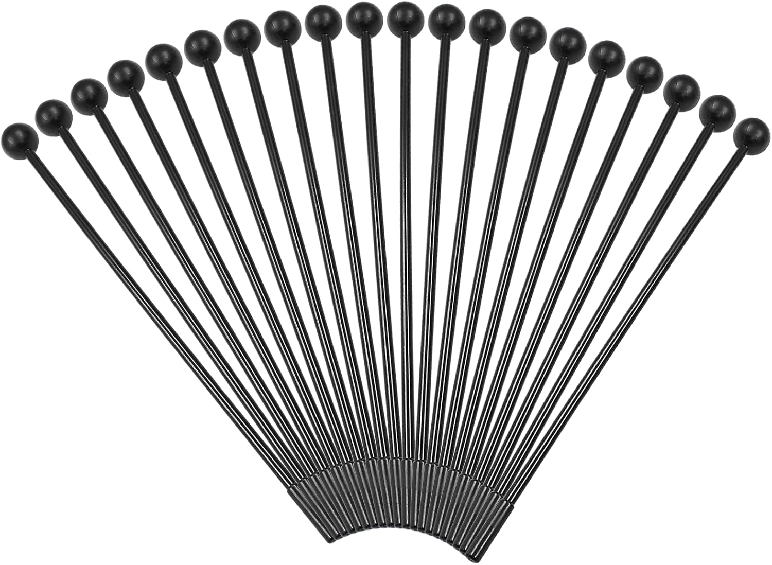 10Pcs Plastic Glockenspiel Mallets 12.2 Inch Bell Mallets Xylophone Mallets Drum Percussion Sticks for Xylophone Drum Instrument Band, Orange image number 5