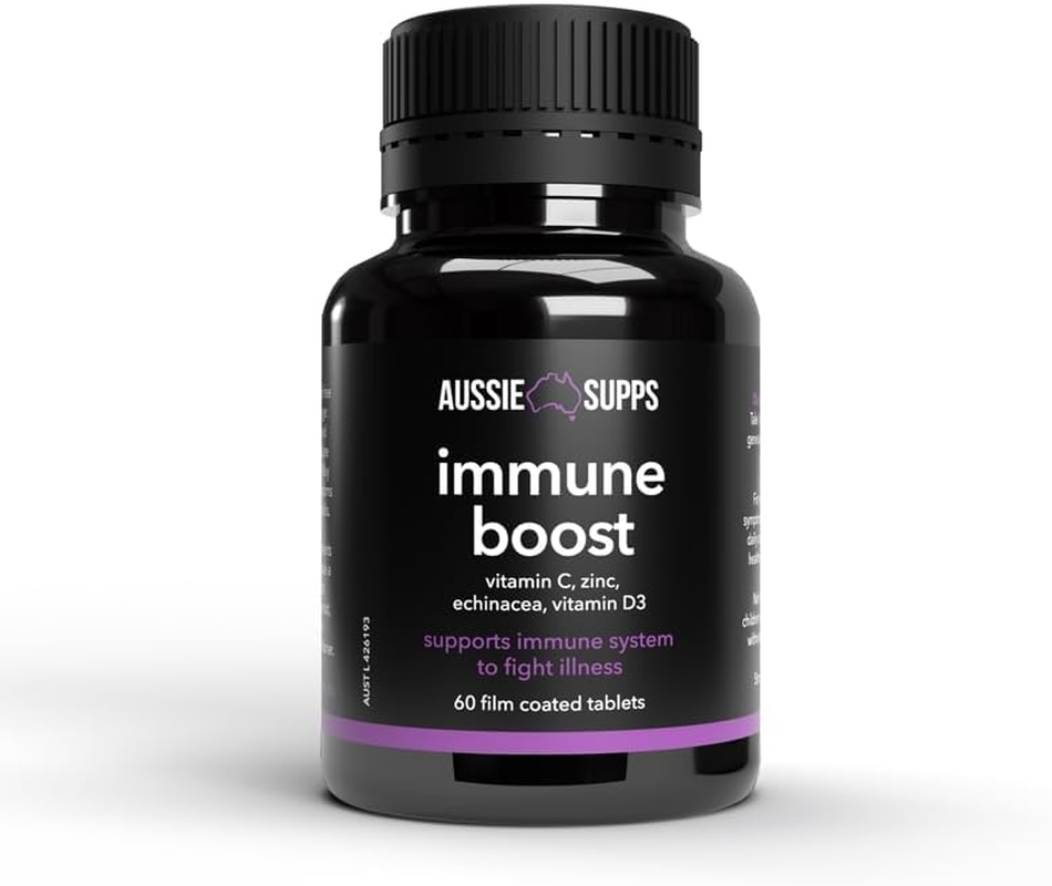 Immune Boost &ndash; Supports Immune Health with Vitamin C, Zinc, Vitamin D and Echinacea (60 Tablets) image number 2