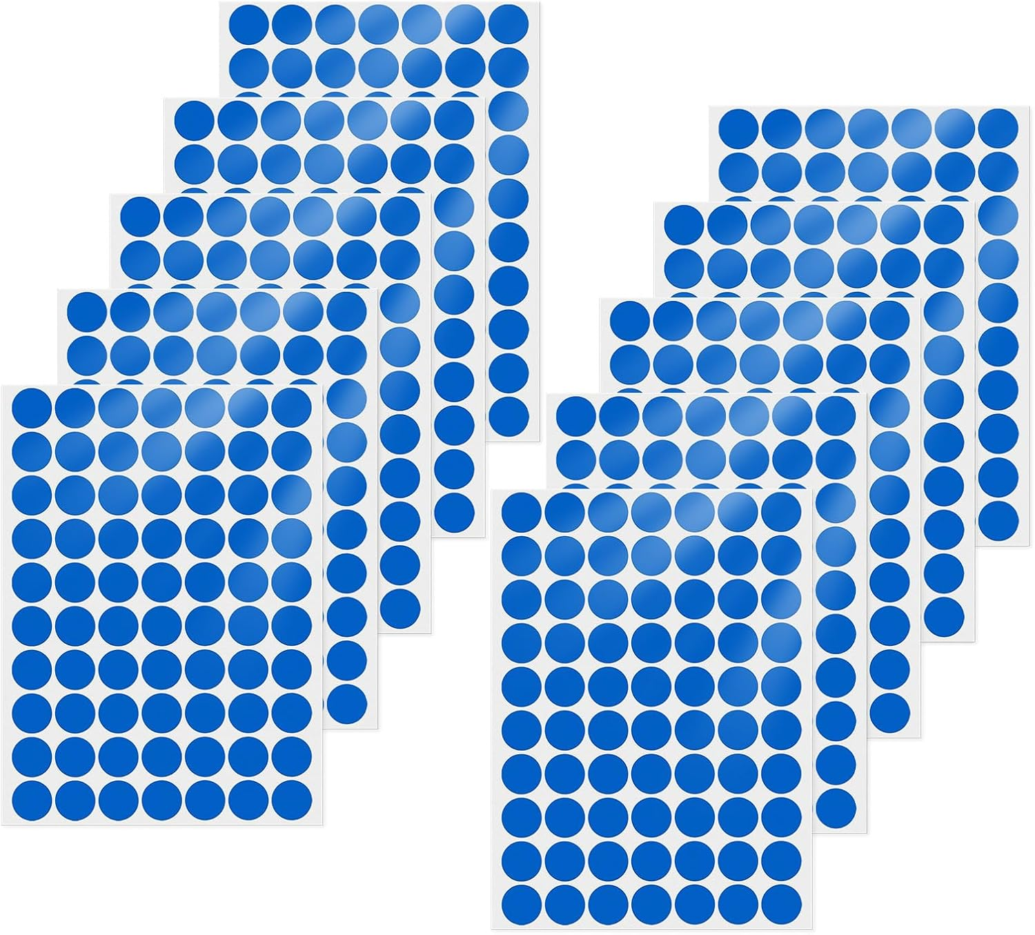 Gold Dot Stickers 1 Inch Vinyl Self-Adhesive Colored Circle Labels Removable Waterproof Coding Decals round Tag for Boxes Coloring Organizing Marking 700PCS