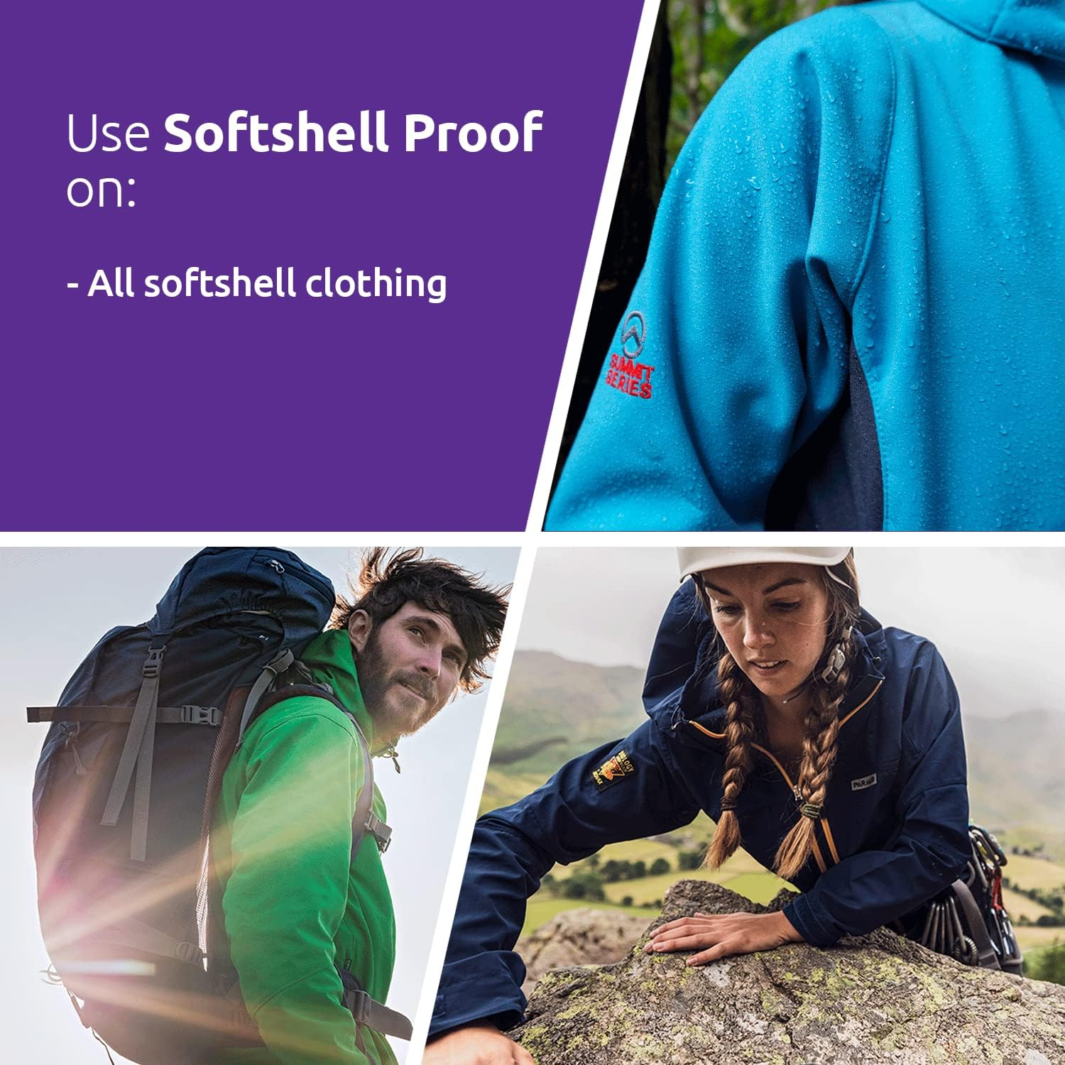 Nikwax Softshell Proof Spray-On 300Ml image number 6