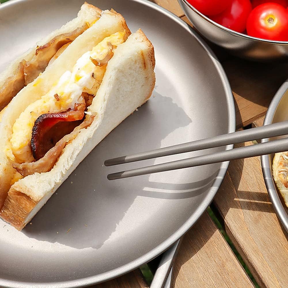 Lightweight Chopsticks for Noodles Rice Cutlery Cookware for Home Camping Hiking Picnic image number 3