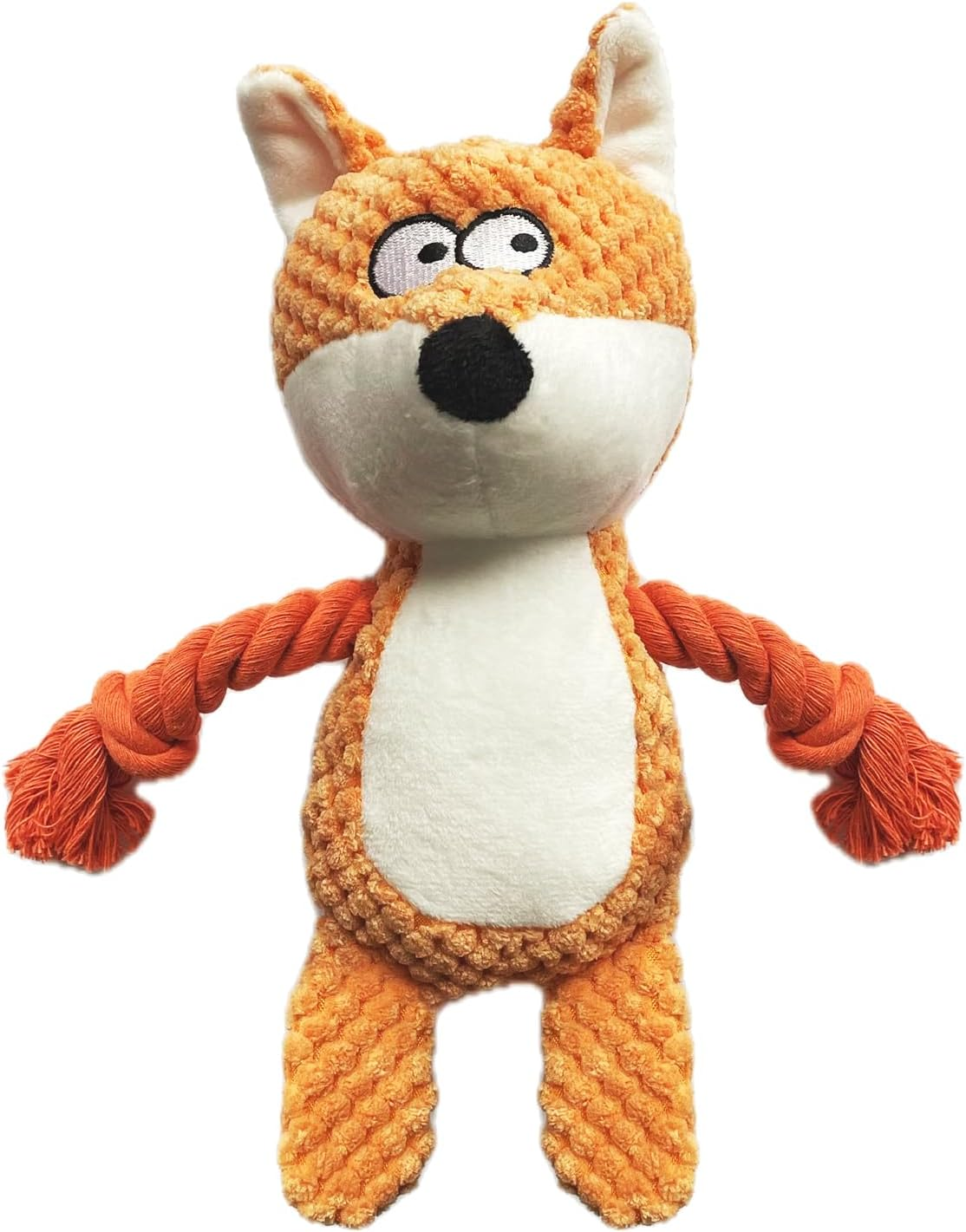 YUREMEEY Elephant Plush Dog Toy, Squeaky, Cuddly, Tug of War, Interactive, for Puppies & Medium Dogs