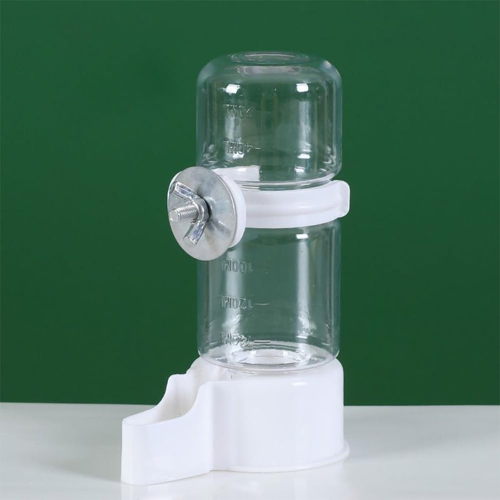Automatic Pet Water Feeder Bird Cage Suspended Dispenser for Parakeet(White) image number 4
