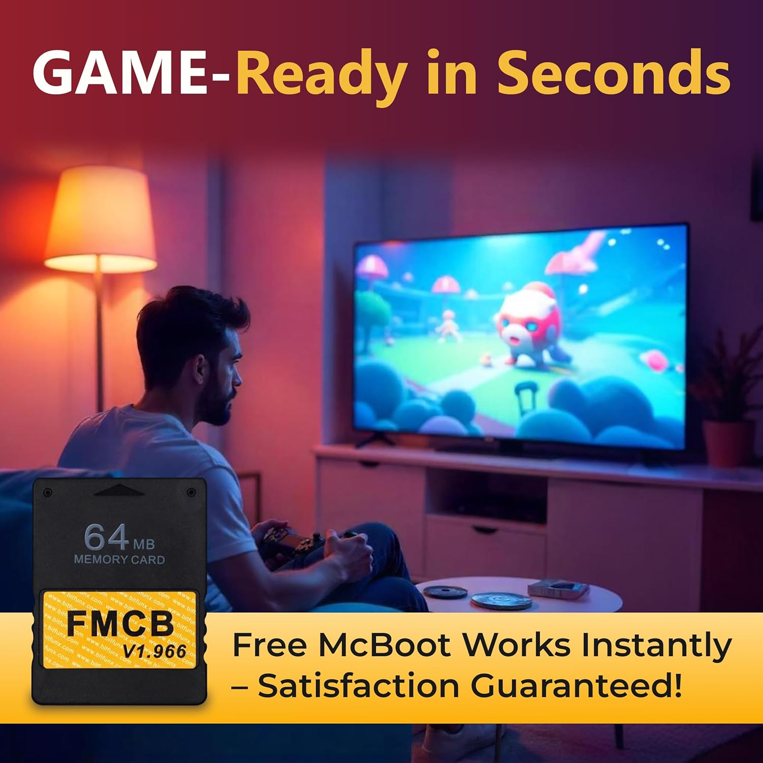 Skywin FMCB Free Mcboot PS2 Memory Card V.1 966-64 MB Memory Card for PS2 Playstation 2 Games in USB Hard Drive or Hard Disk image number 5