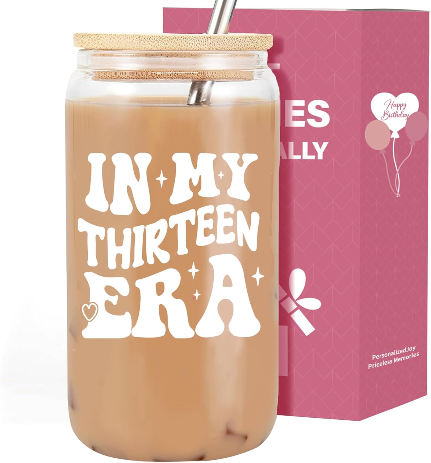 Thank You Gift - Gifts for Women, 16 Oz Iced Coffee Cup, Friend Birthday Gifts, Perfect Thank You Gifts for Teacher, Ideal for Graduation, Great Thank You for Colleagues