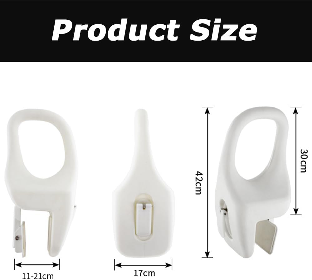 Bathtub Grab Bar,Bath Tub Side Hand Grip,Safety Shower Handle Rail,Side Hand Grip Railing,Support Handle,For Home,Indoor,For Seniors & Elderly, Handicap and Disabled Fits Most Tubs image number 3