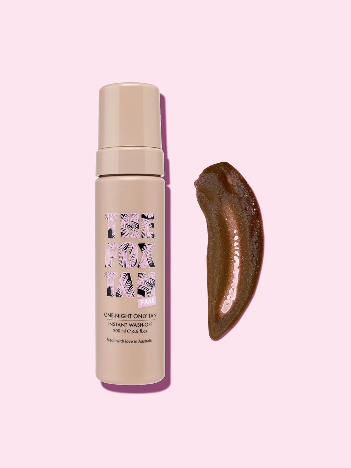 The Fox Tan One-Night Only Instant Tan Wash-Off Mousse, Fast Drying, Temporary Tan Formula for Face & Body, Vegan & Cruelty Free, 200Ml image number 3