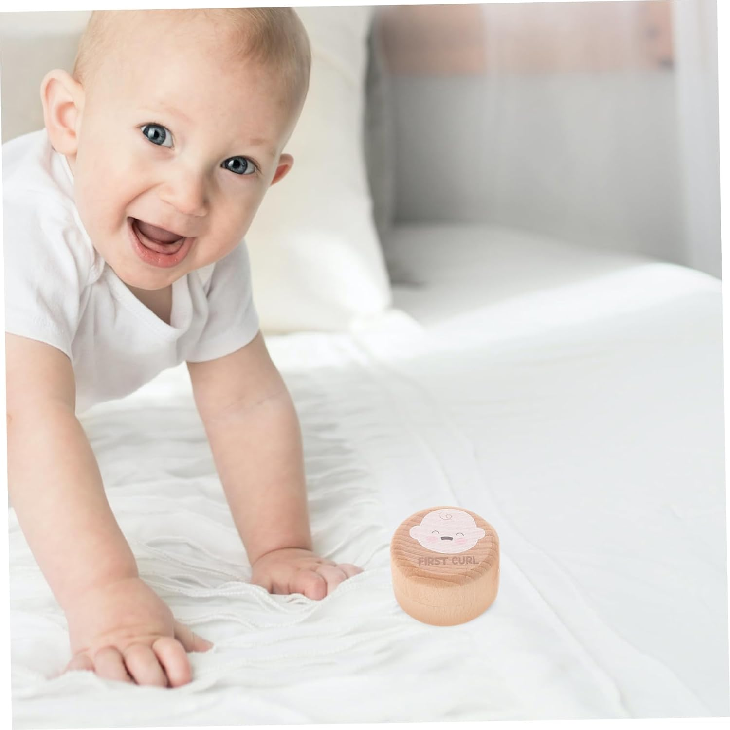 2Pcs Wooden Tooth Keepsake Box Tooth Storage Box Boys and Girls Birthday for Preschool Girl Boy to Preserve Precious Memories image number 1