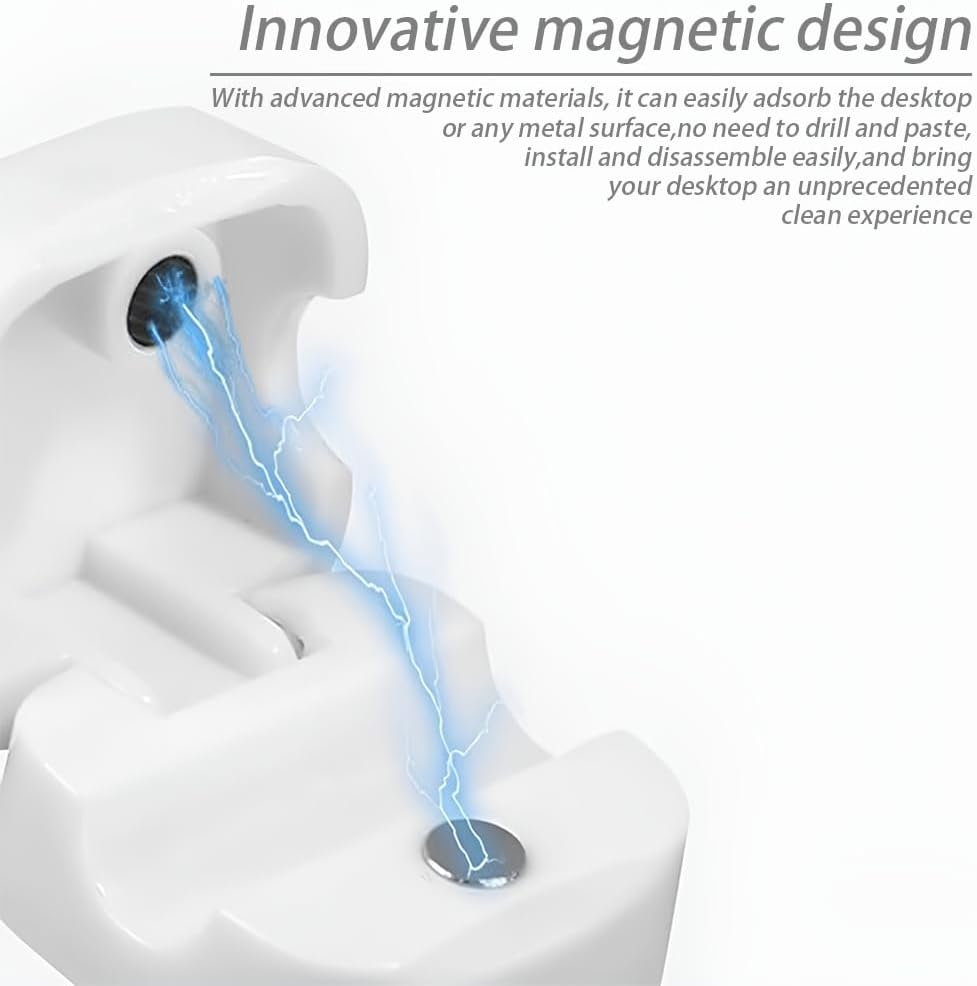 12 Pack Cord Organizer, Strong Adhesive Wire Charger Holder, Adhesive Cable Management Clips Holder for Nightstand, Kitchen Appliances, Office Supplies, White image number 2