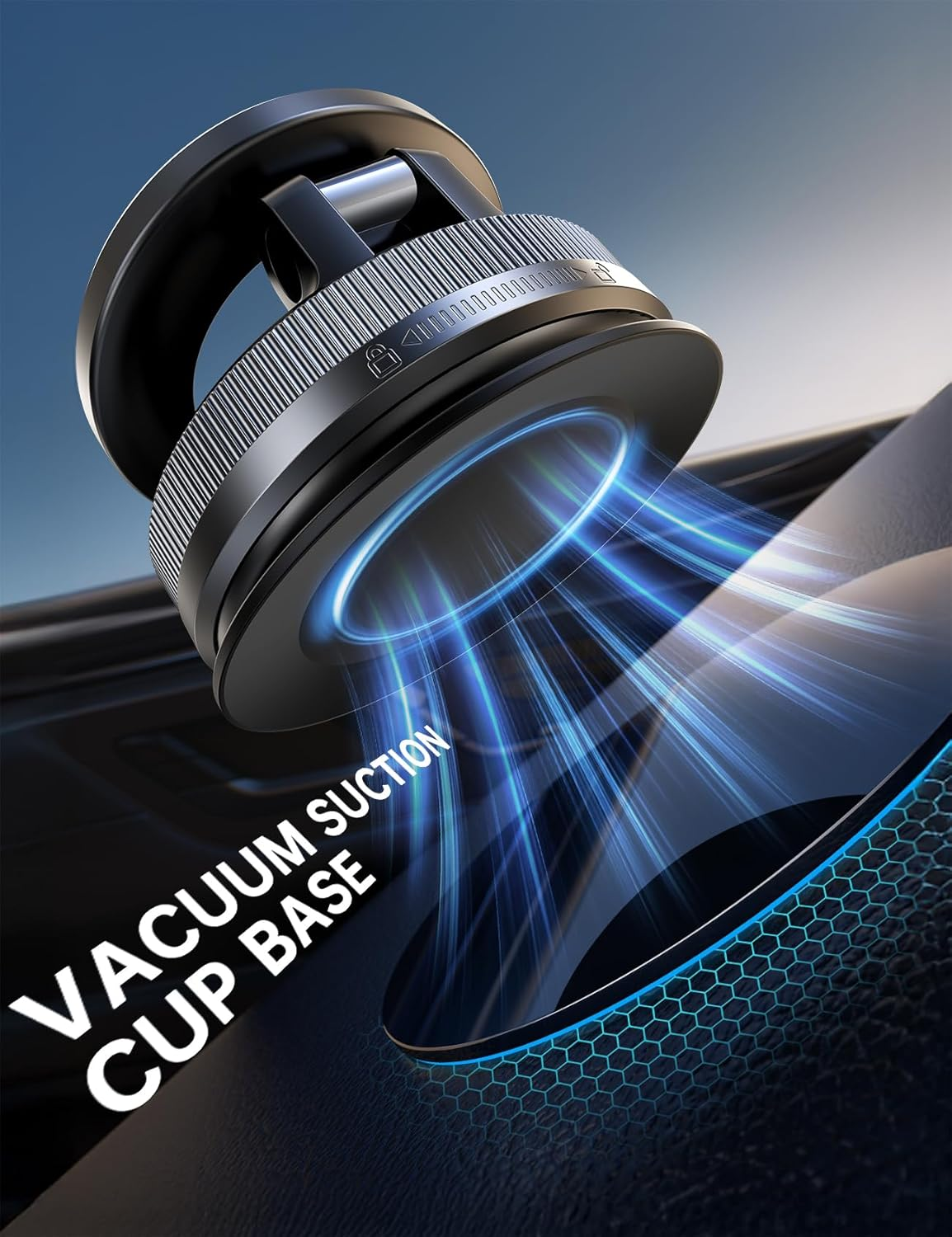 2025 Upgraded Vacuum Magnetic Car Phone Holder for Magsafe,Pocket Size Foldable Suction Cup Phone Mount for Car 【Strongest Magnetic】Phone Holders for Your Car Compatible with Iphone 17 Pro Max Air 16 image number 3