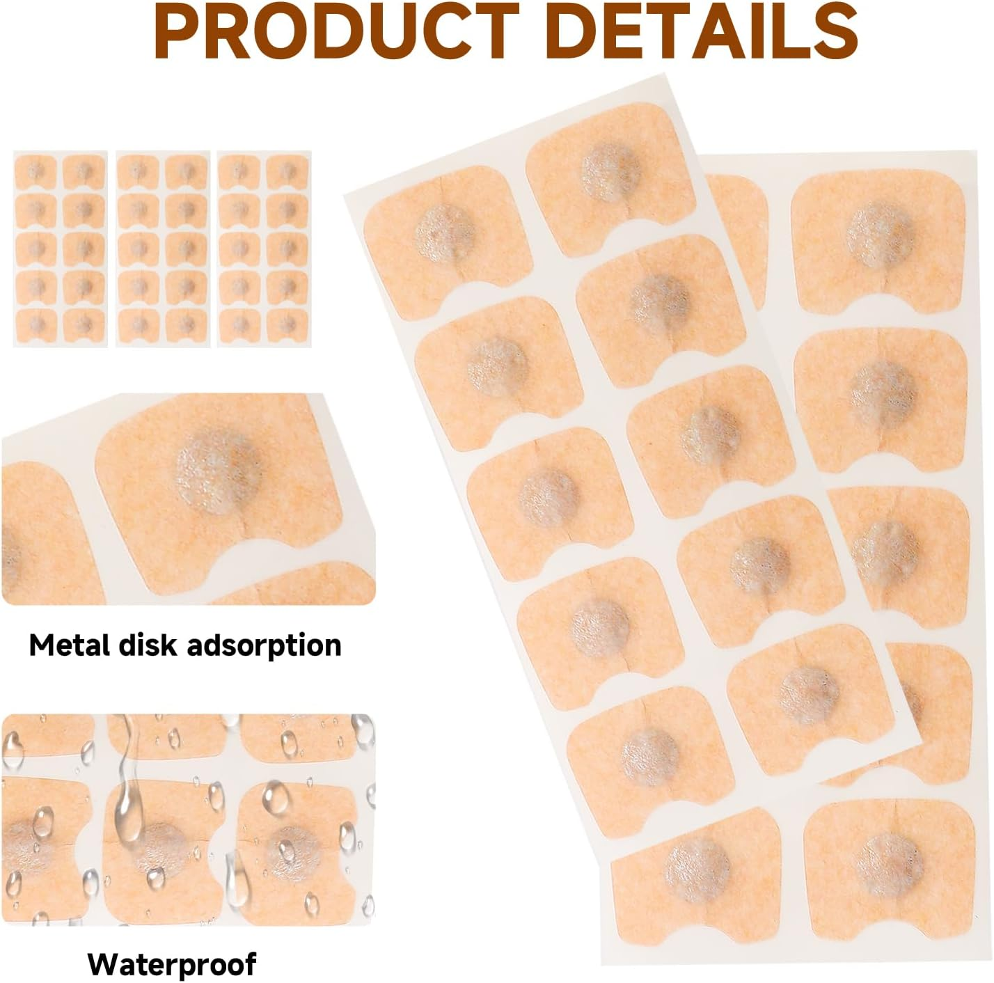 Magnetic Nasal Strips Refill Pack, 120Pcs/60-Day Skin Safe Anti-Snoring Devices, Nose Tape for Sleeping with Zinc Discs to Improve Breathing & Reduce Snoring image number 4