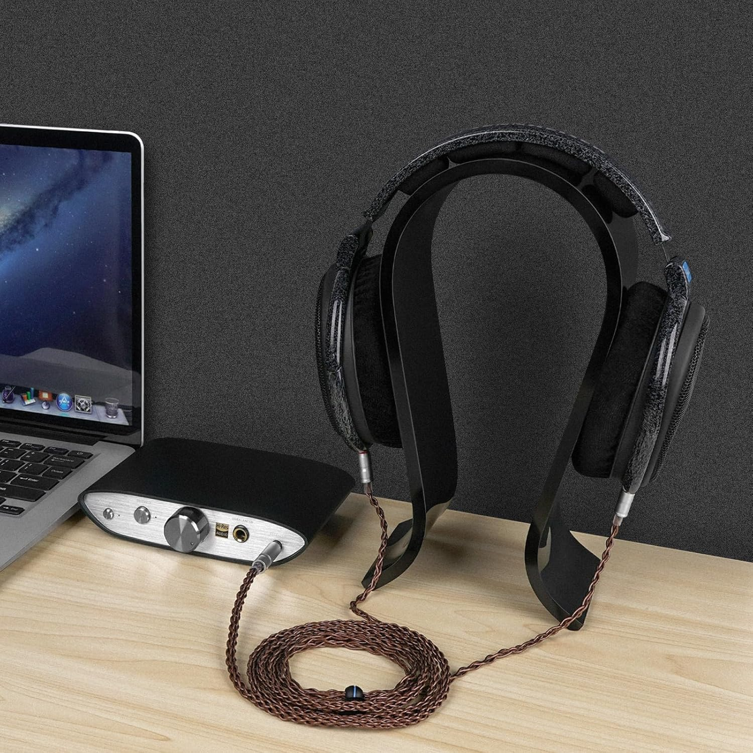 Geekria Apollo Upgrade Audio Cable Compatible with Sennheiser HD 600, HD 650, HD 660S2, HD 6XX Headphones, 4.4Mm to 2Pin Replacement Headphones Cord for Hi-Resolution Audiophile (4.9 Ft / 1.5 M) image number 1