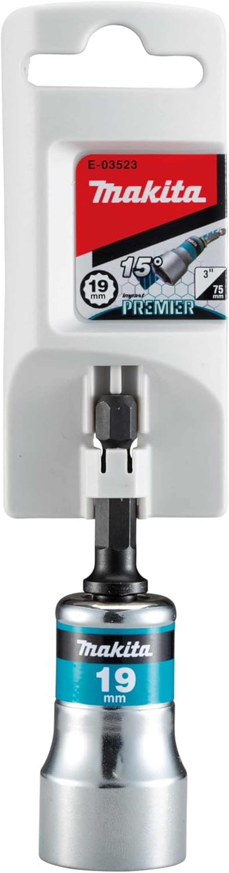 Makita Impact Premier Tilt Socket Bit, 19 Mm X 80 Mm image number 4