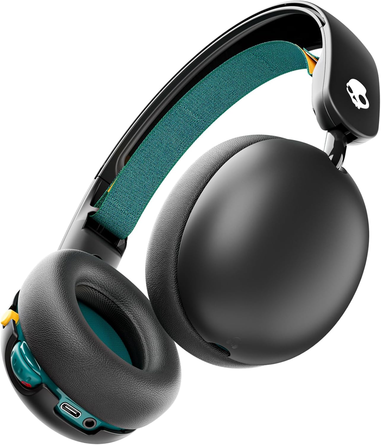 Skullcandy Grom Over-Ear Wired Headphones for Kids, Bone Seafoam