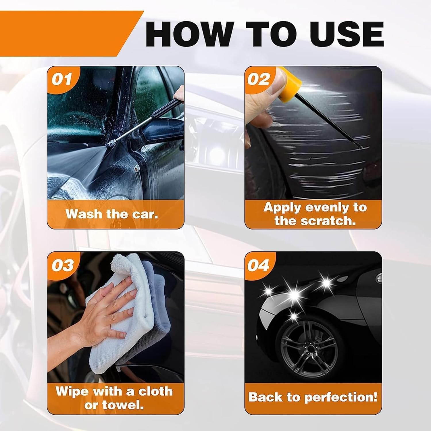 LISMORE HEAVEN Black Car Touch up Pen Waterproof Scratch Repair Pen Car Touch up Paint Pen Scratch Remover for Trucks Motorcycles Boats (Black) image number 6