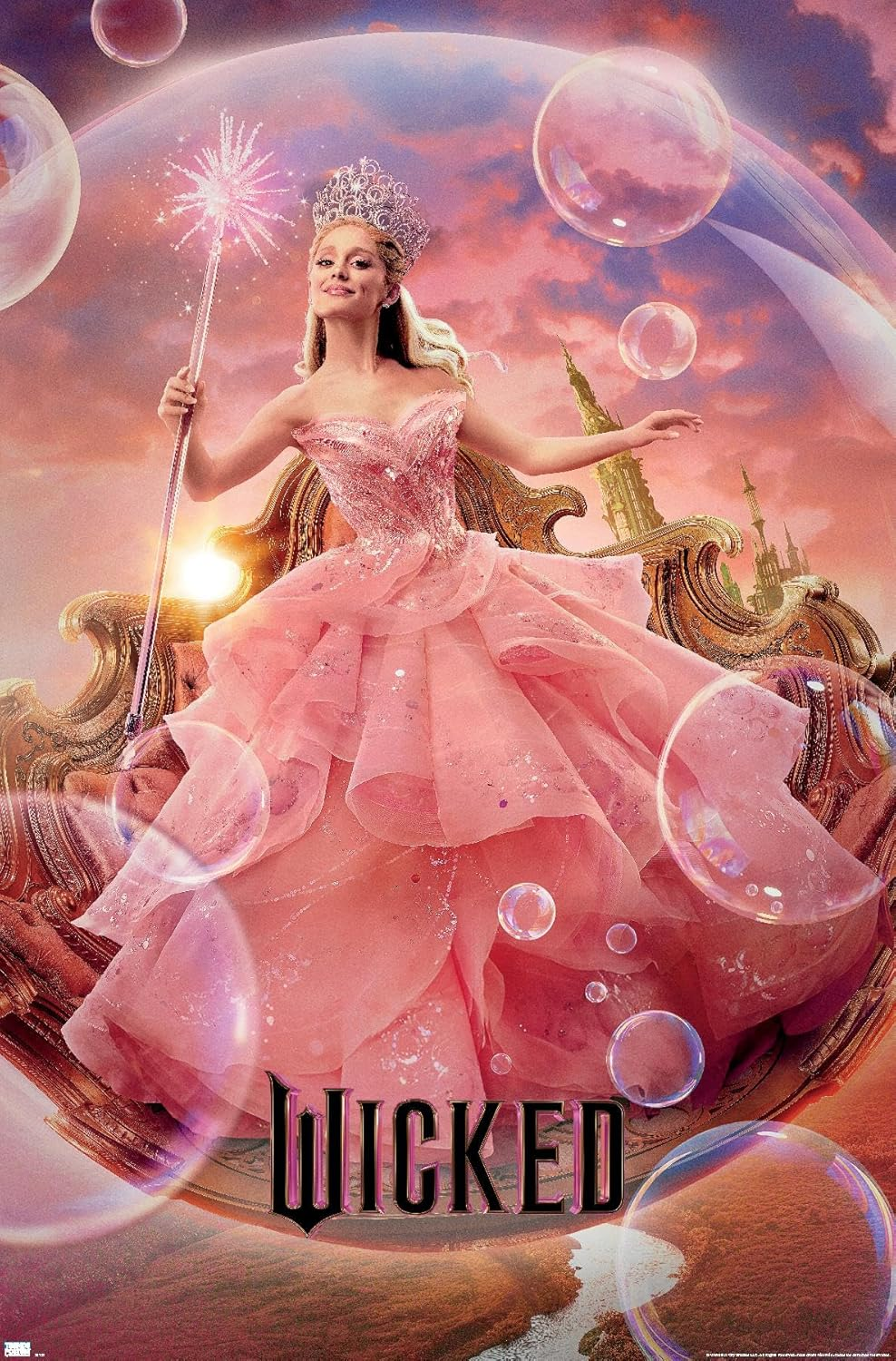 Trends International Wicked - Glinda One Sheet Wall Poster, 22.37" X 34.00", Unframed Version image number 2