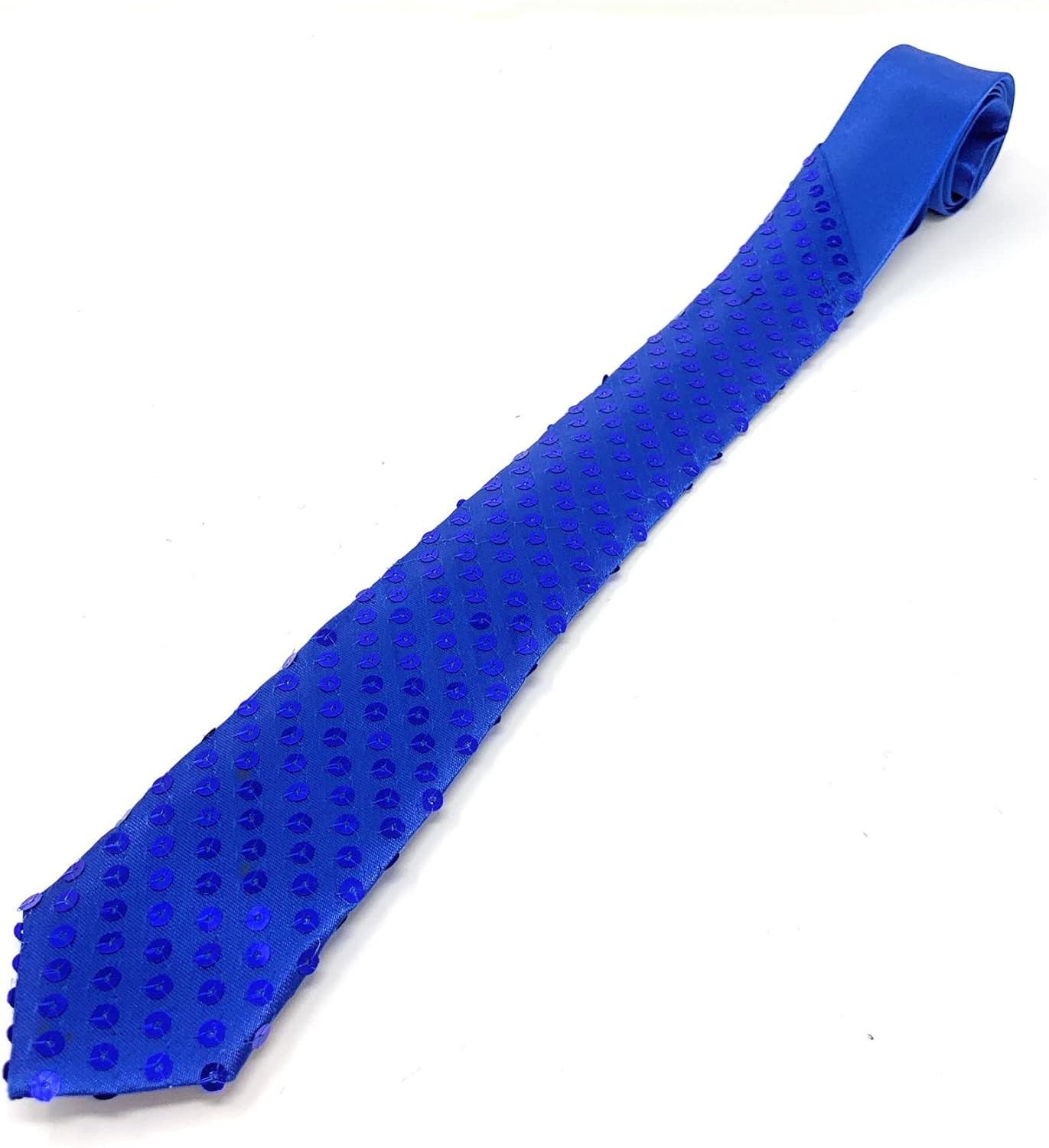 Mens Sequin Polyester Fancy Dress Neck Tie 38 X 8Cm