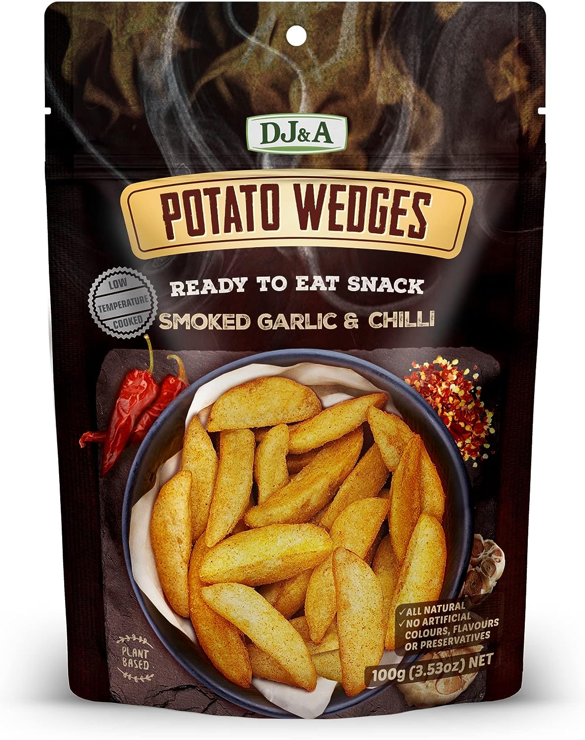 DJ & a Potato Wedges Smoked Chilli Garlic 100 G image number 3
