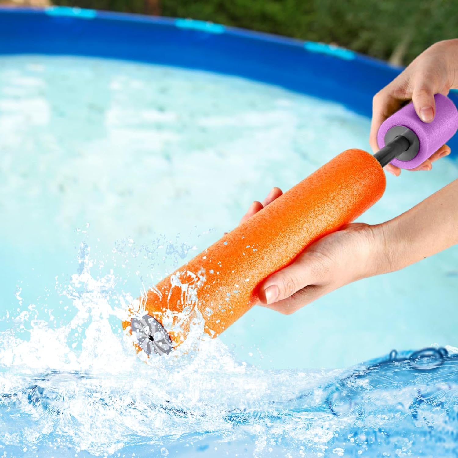 4 Pack Foam Water Blaster - Squirt Guns for Kids, Water Gun Toy, Ranges up to 40 Feet, Outdoor Water Toys image number 1