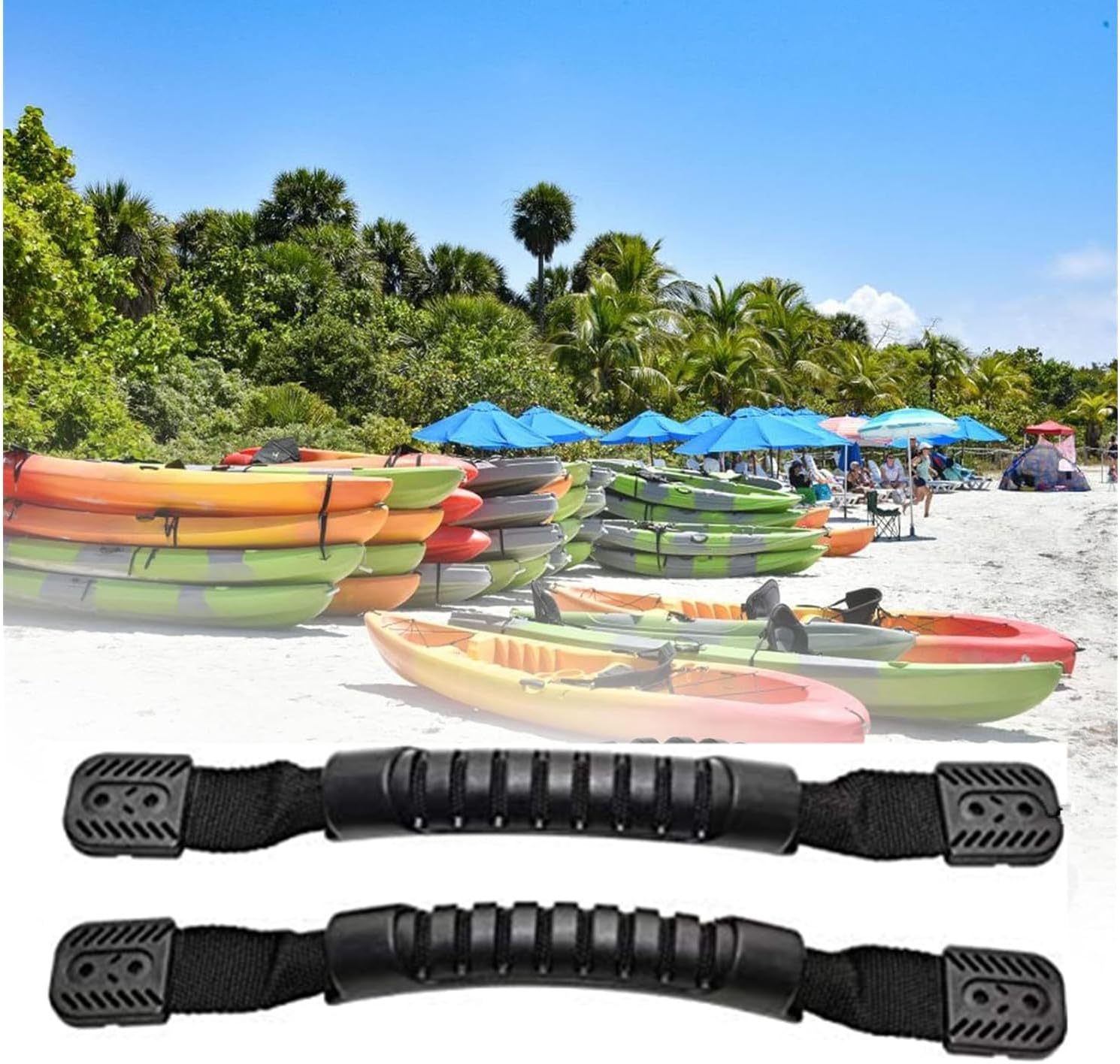 Kayak Handles，4 Pcs Canoe Handle Boat Carry Handle Replacement Kit for Kayaks Luggage Suitcase