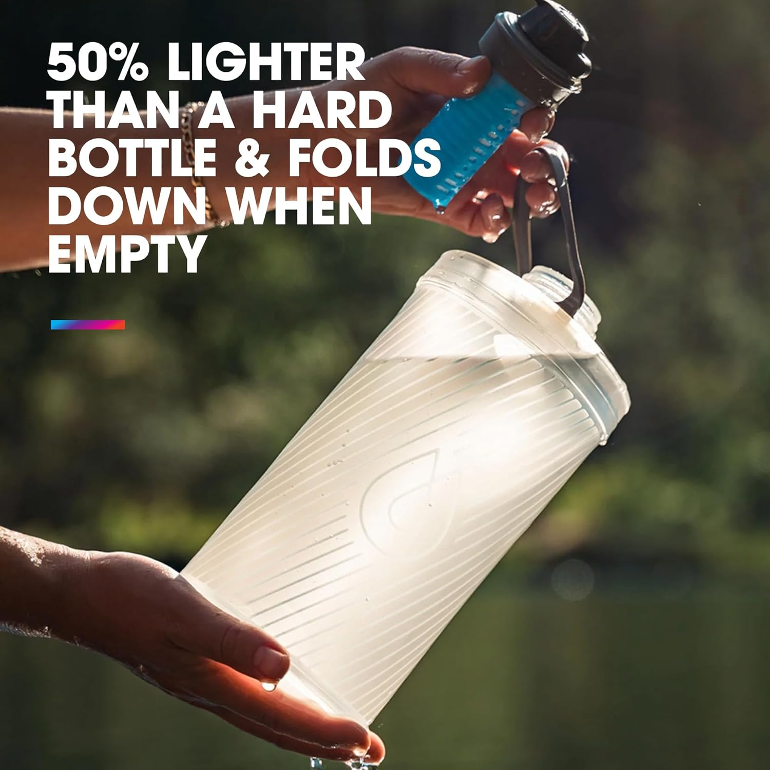 Bid&oacute;n Flexible Flux 1.5 L Trasl&uacute;cido with Filtro