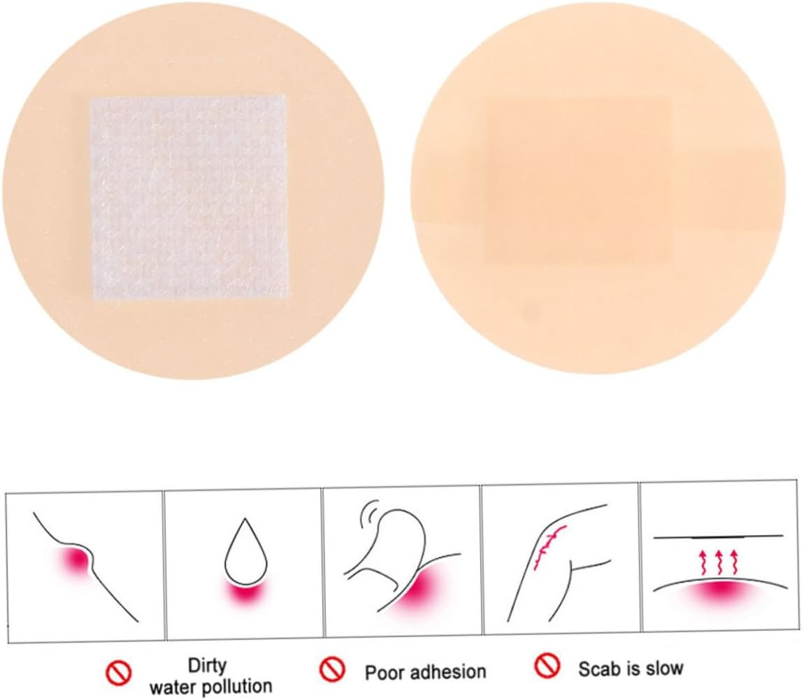 Gatuida round 100Pcs Tape Fabric Bandages Hemostasis Adhesive Plaster Adhesive Waterproof Sacral Adhesive Tape Care image number 4