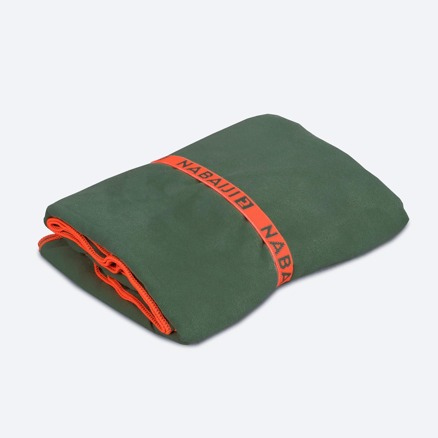 Decathlon Nabaiji Ultra Compact Microfiber Bath Towel Khaki Green X-Large - Swim Towel image number 4