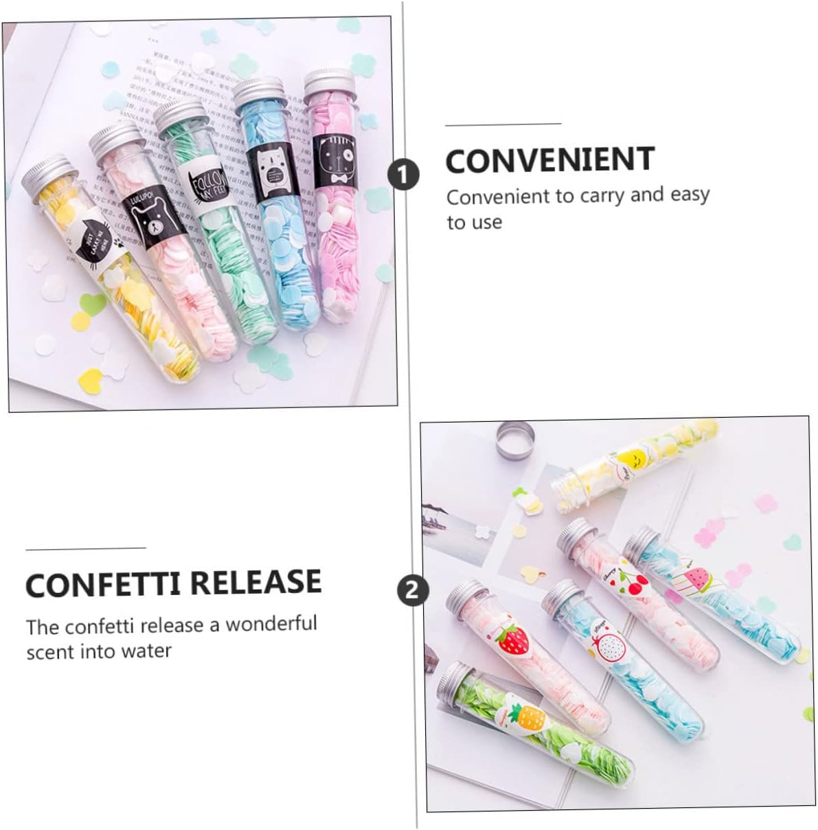 KICHOUSE 4Pcs Disposable Soap Paper Sheets Travel Soap Flakes for Outdoor Use for Camping and Travel image number 1