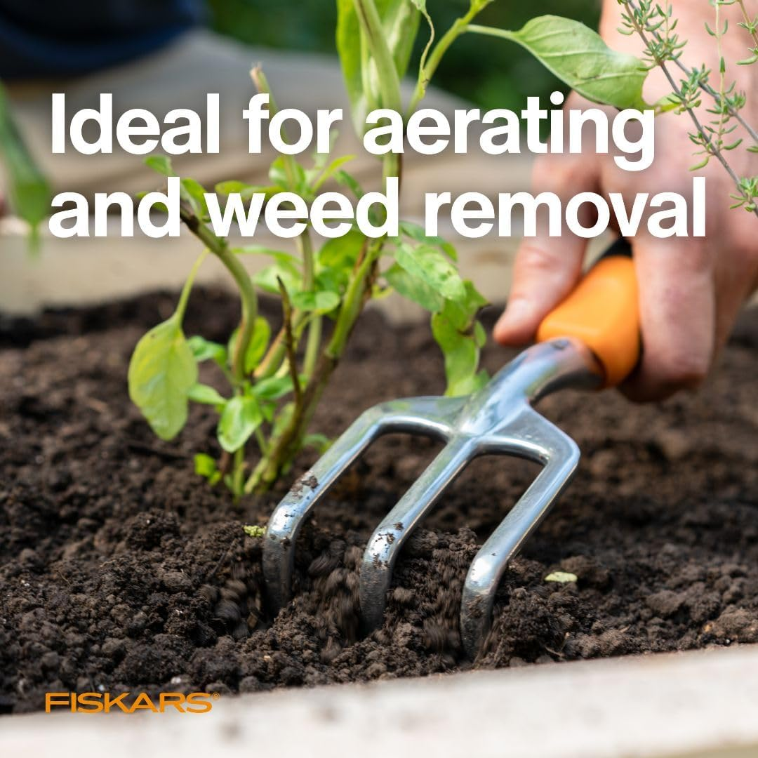 Fiskars 384240-1001 384240-1007 Cultivator, Multicolor image number 1
