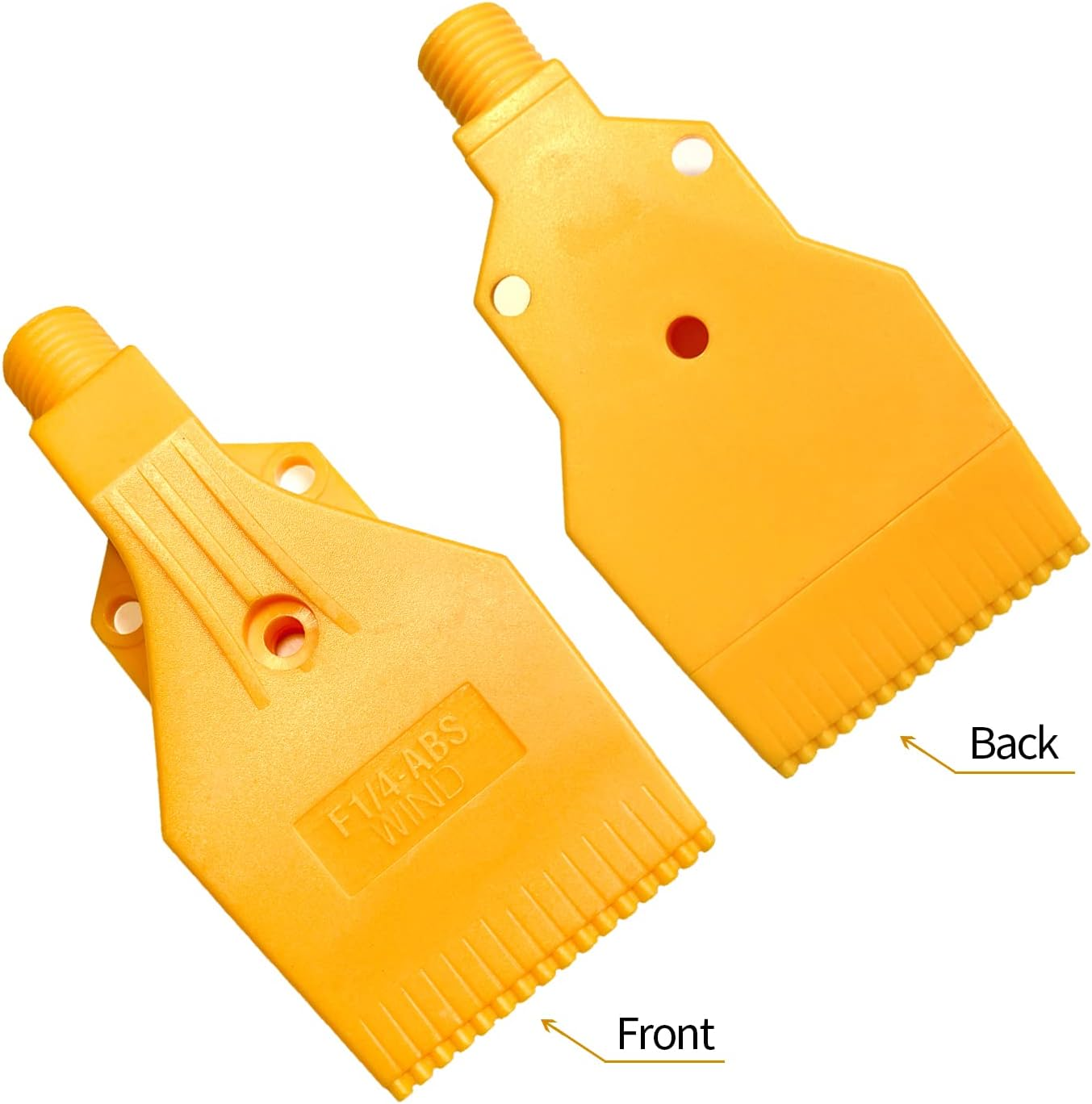 Western Eagle Workshop Blowing 6 PCS Wind Nozzle G1/4 Male, Flat Air Nozzle Orifice, ABS Air Wind Nozzle for Compressed Air Machine Accessory, to Dust Removal, Air Drying image number 4