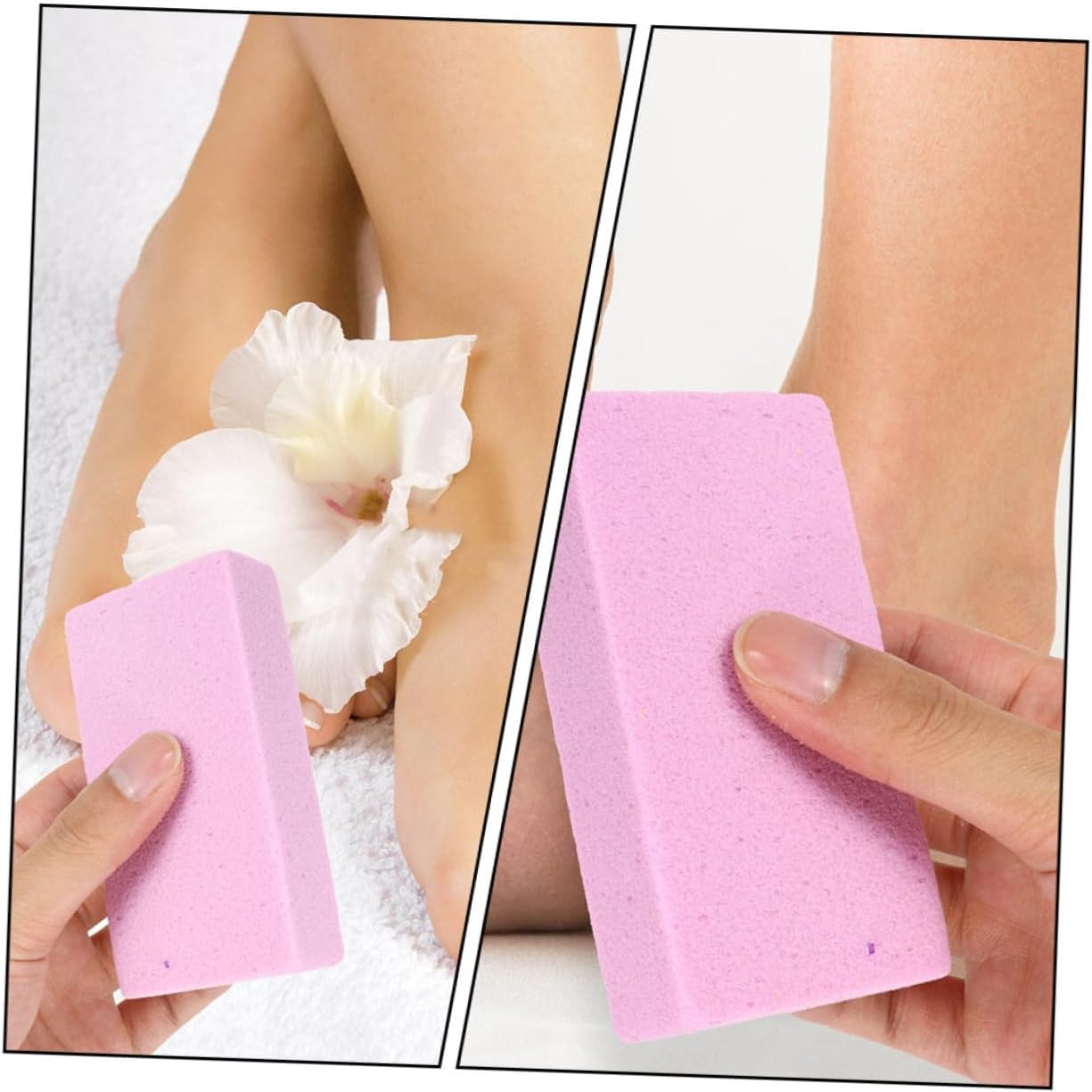 FOYTOKI 15Pcs Exfoliating Pumice Stones for Callus Remover Feet Scraping Tool Natural Foot Files Skin Softener image number 6