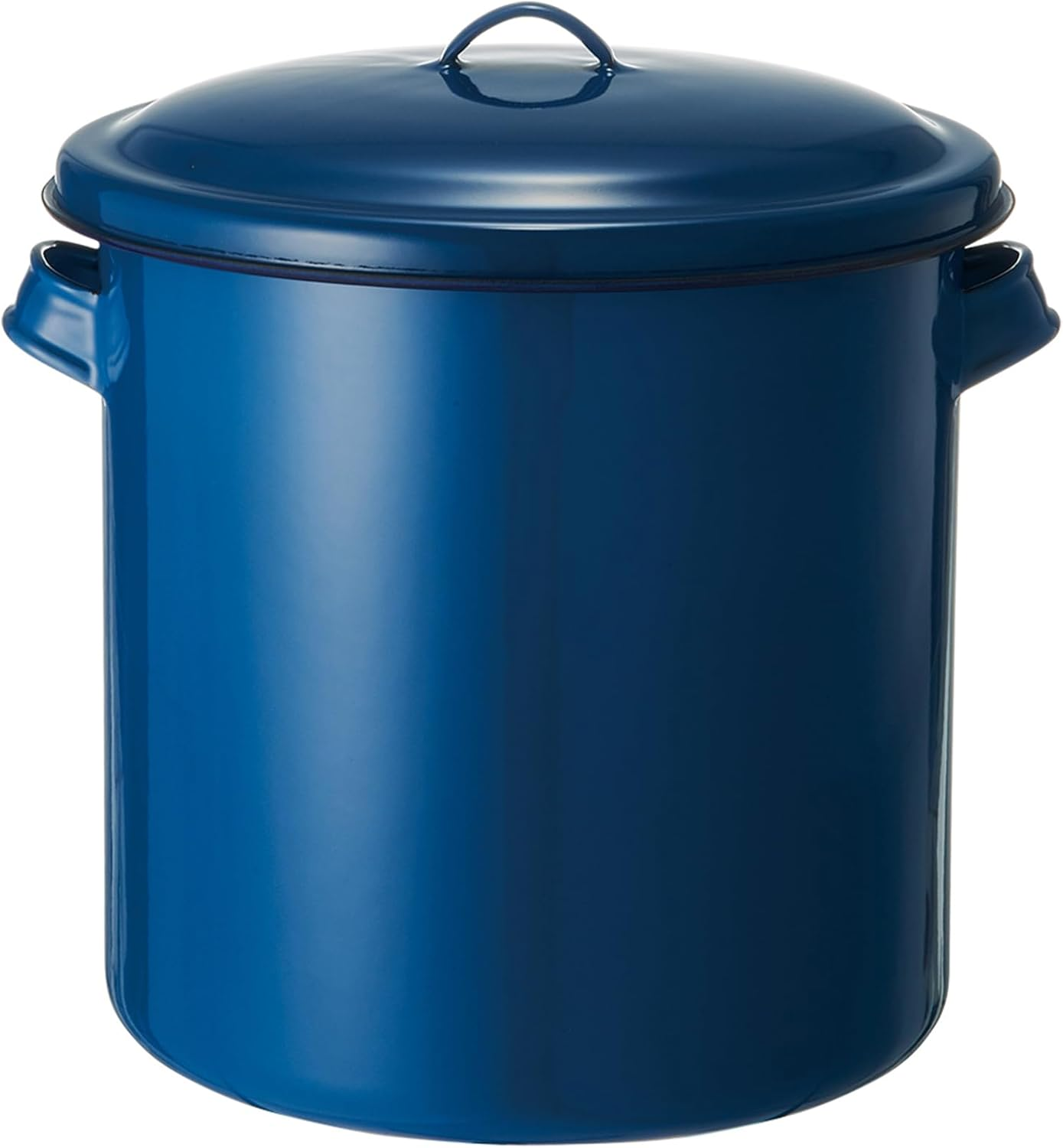 Noda Enamel Tank Hollow 3L 6.3 Inches (16 Cm), Blue, Made in Japan image number 2