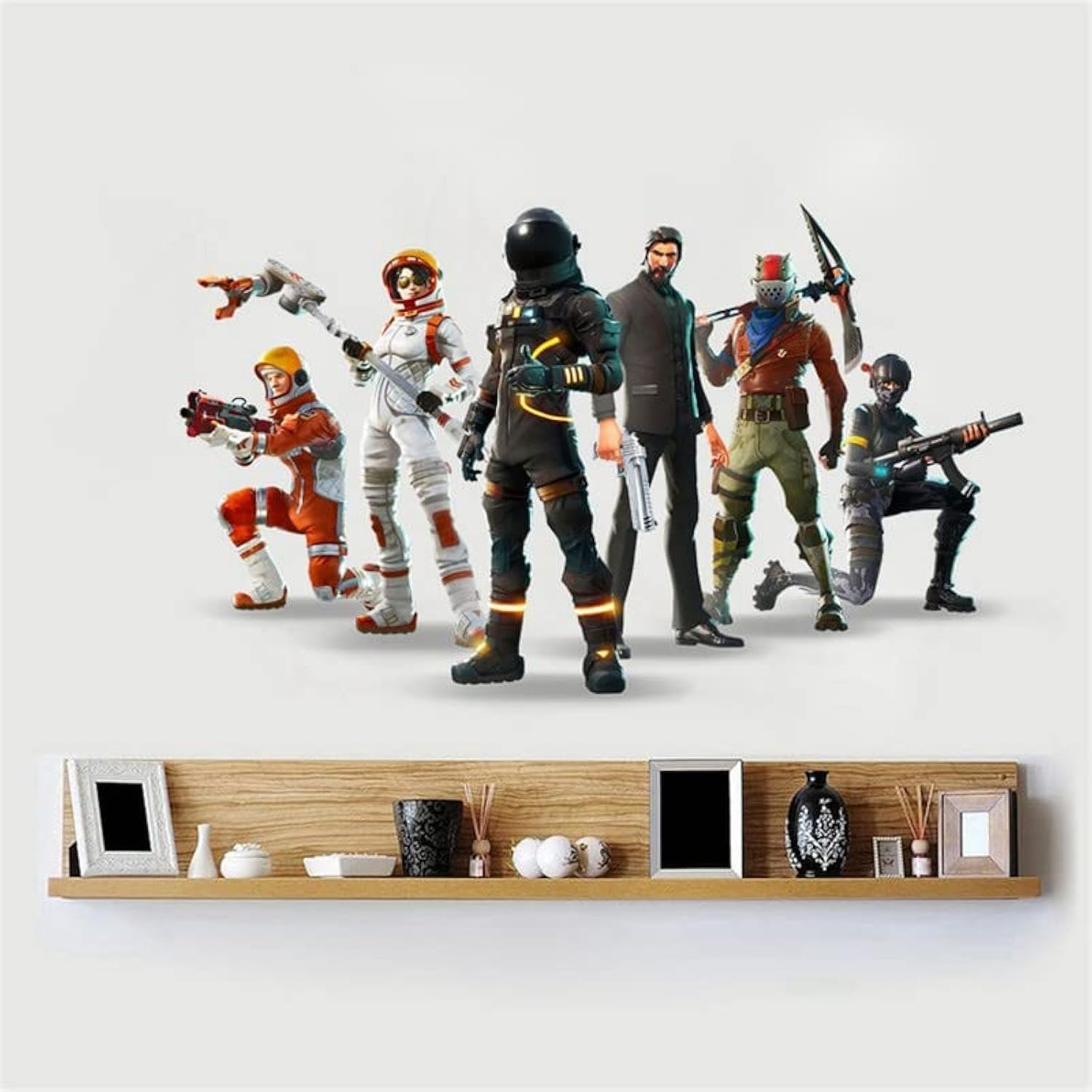 3D Gamer Boys Bedroom Wallpaper Wall Sticker Children'S Room Background Wall Decoration Self-Adhesive Wall Sticker Video Game Sticker Birthday Party Supplies image number 1