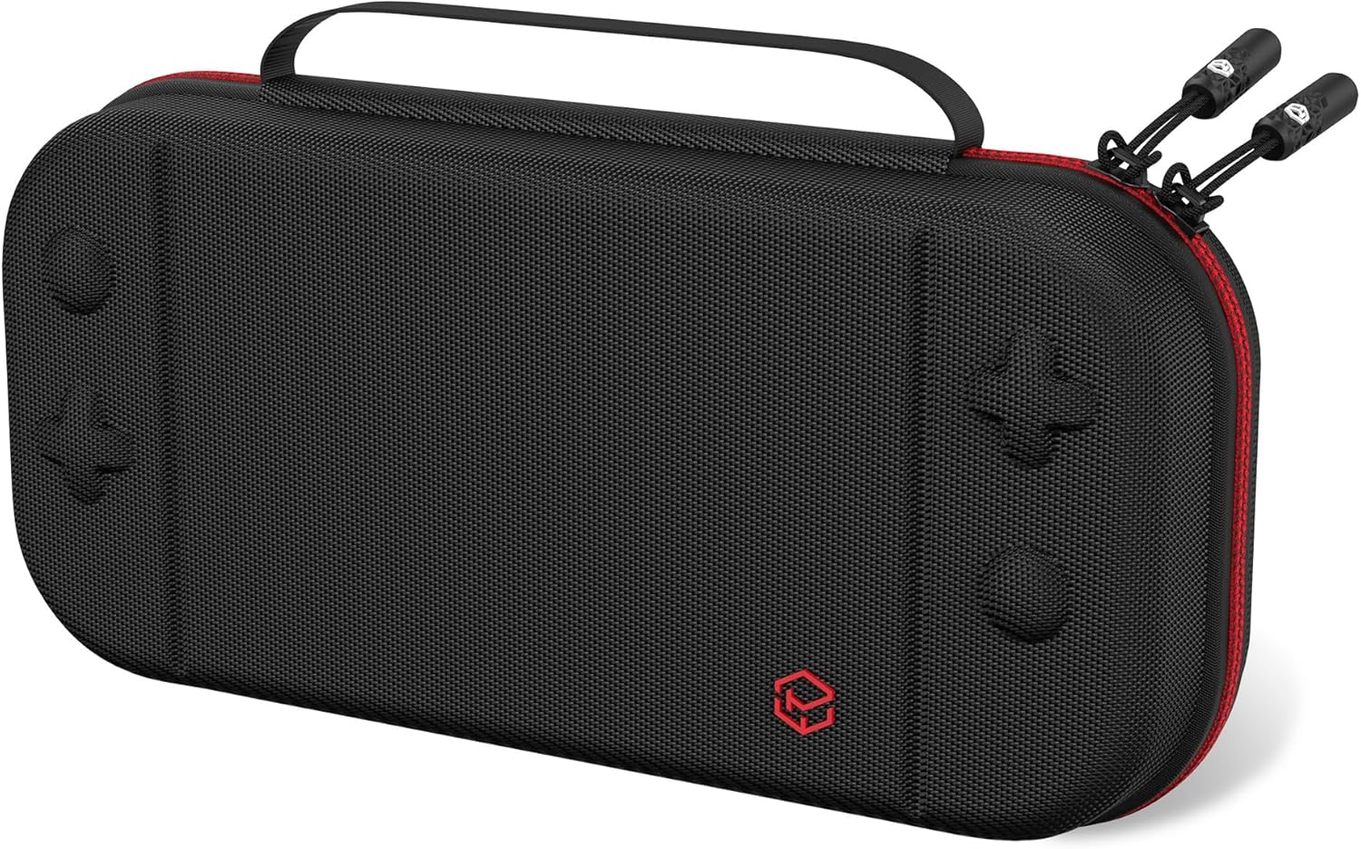 Powerwave Premium Carry Case Black Crimson for Nintendo Switch 2, Durable Protective Hard Shell, 30 Game Cartridge Slots, Mesh Pocket, Portable Travel Storage Case image number 3