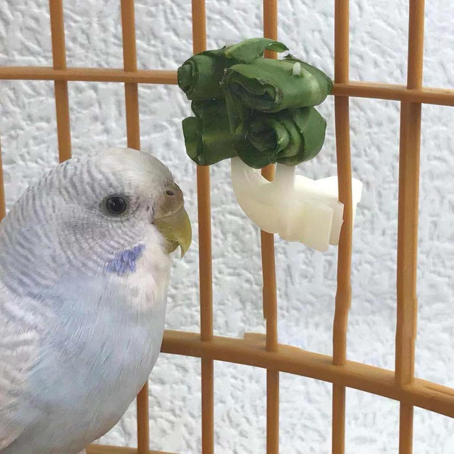 Bird Cage Food Holder - Parrot Fruit Feeder Parrot Vegetable Skewer Set of 20 | Small Bird Treats Skewers for Birds Animals image number 3