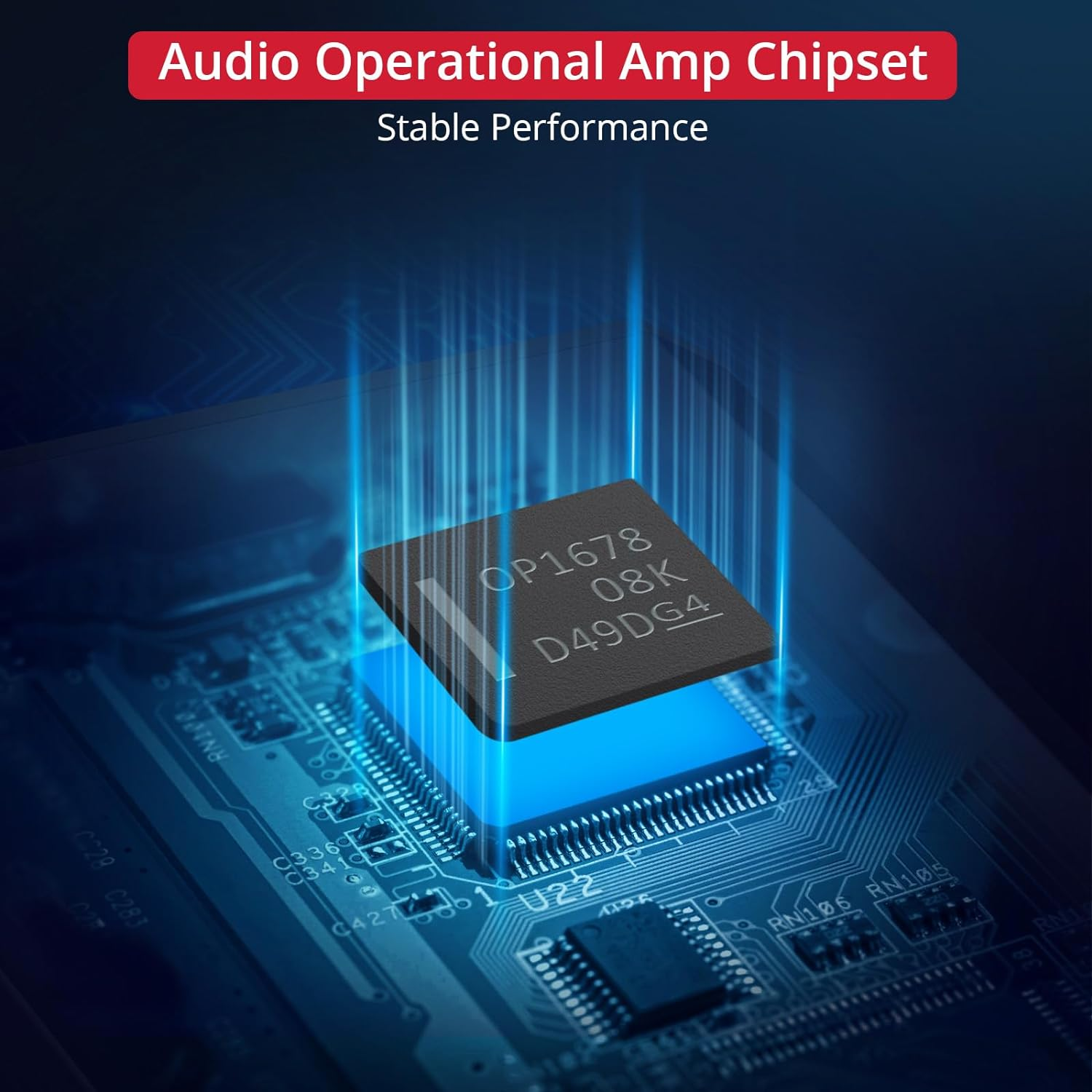 Neoteck Headphone Amplifier 3.5Mm with Bass Amplifier Portable Amplifier 16-300 Ohm Audio Headphone Amplifier for Phones, MP3, MP4 Computers, PS4, PS5 Controller image number 4