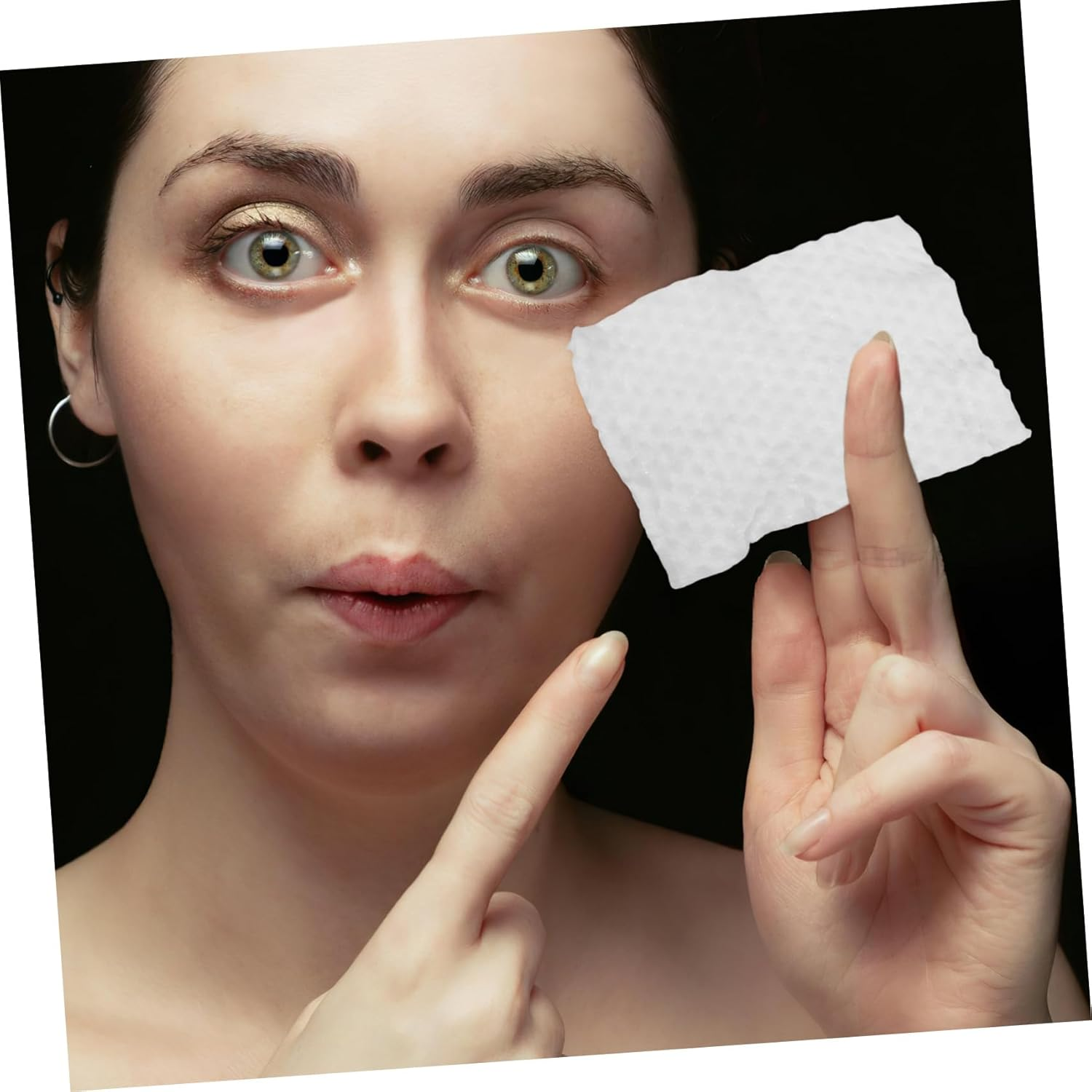 8Pcs Cotton Pads Face Makeup Remover Reusable Cotton Rounds for Tattoo Artists Soft Cleansing Wipes image number 2